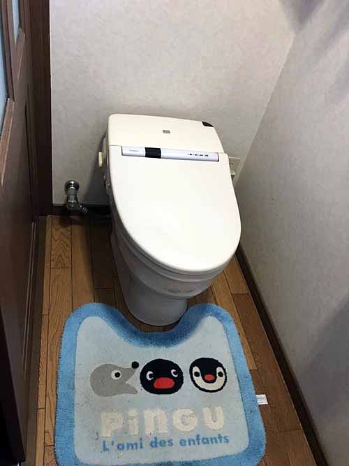 トイレ交換工事(TOTO ウォシュレット一体型便器)｜真岡市　S様邸(2017.02.13)