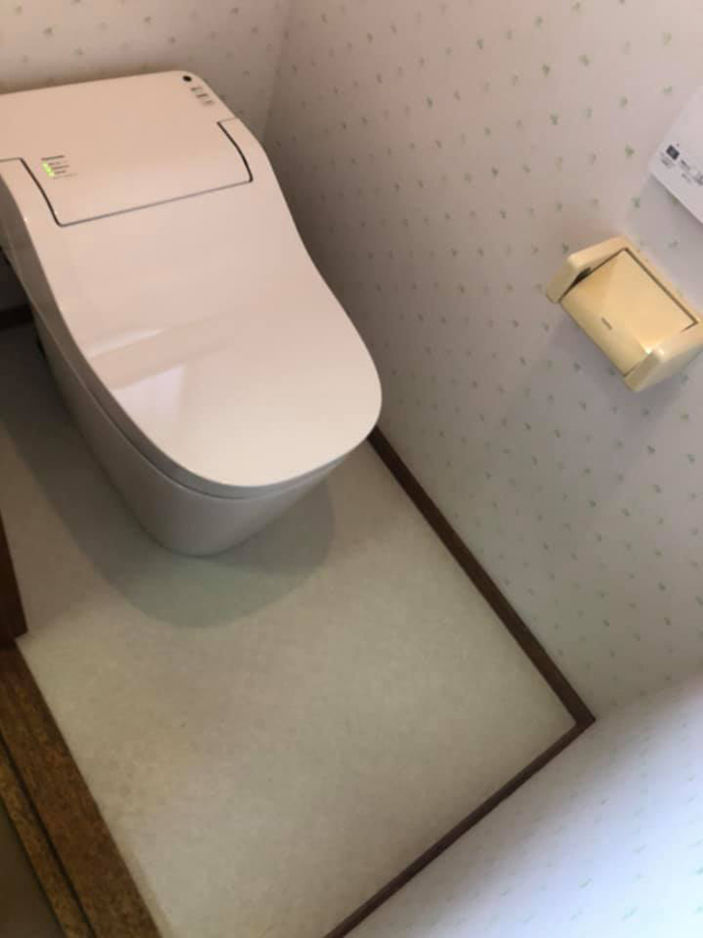 アパートのトイレ交換工事｜上三川町(2019.11.18)
