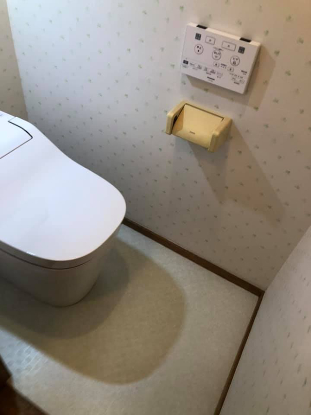 アパートのトイレ交換工事｜上三川町(2019.11.18)
