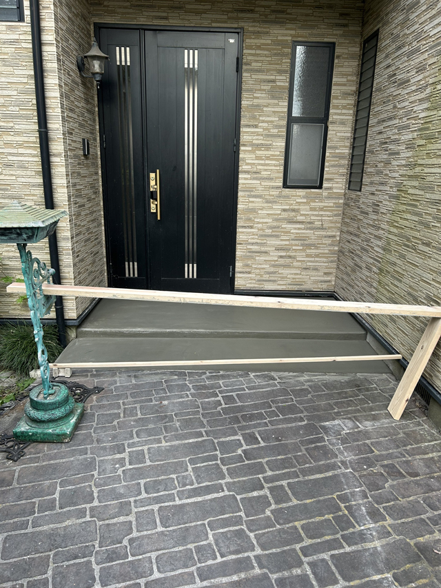 玄関土間コンクリート打ち工事｜栃木県宇都宮市D様邸(2025.06.20)